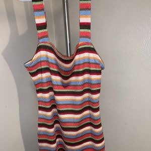 Colorful striped dress